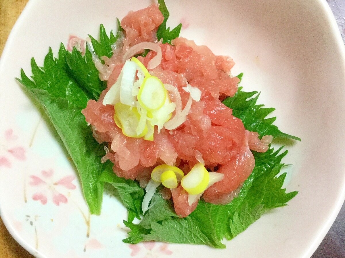 まぐろのタタキのネギ添え レシピ 作り方 By とりあえず乾杯 楽天レシピ まぐろのタタキのネギ添え レシピ 作り方 By とりあえず乾杯 楽天レシピ
